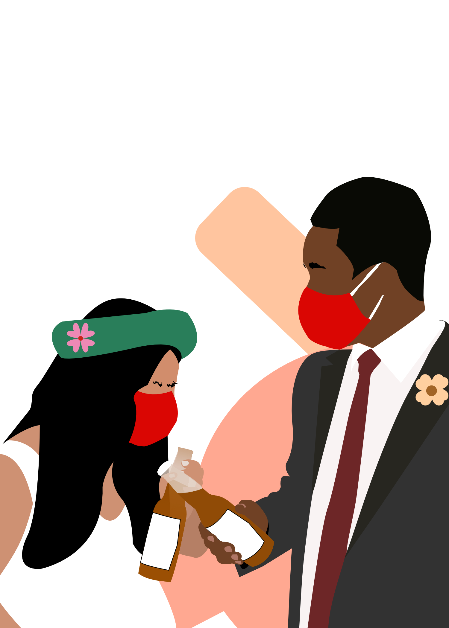 Vector Illustration of wedding 1