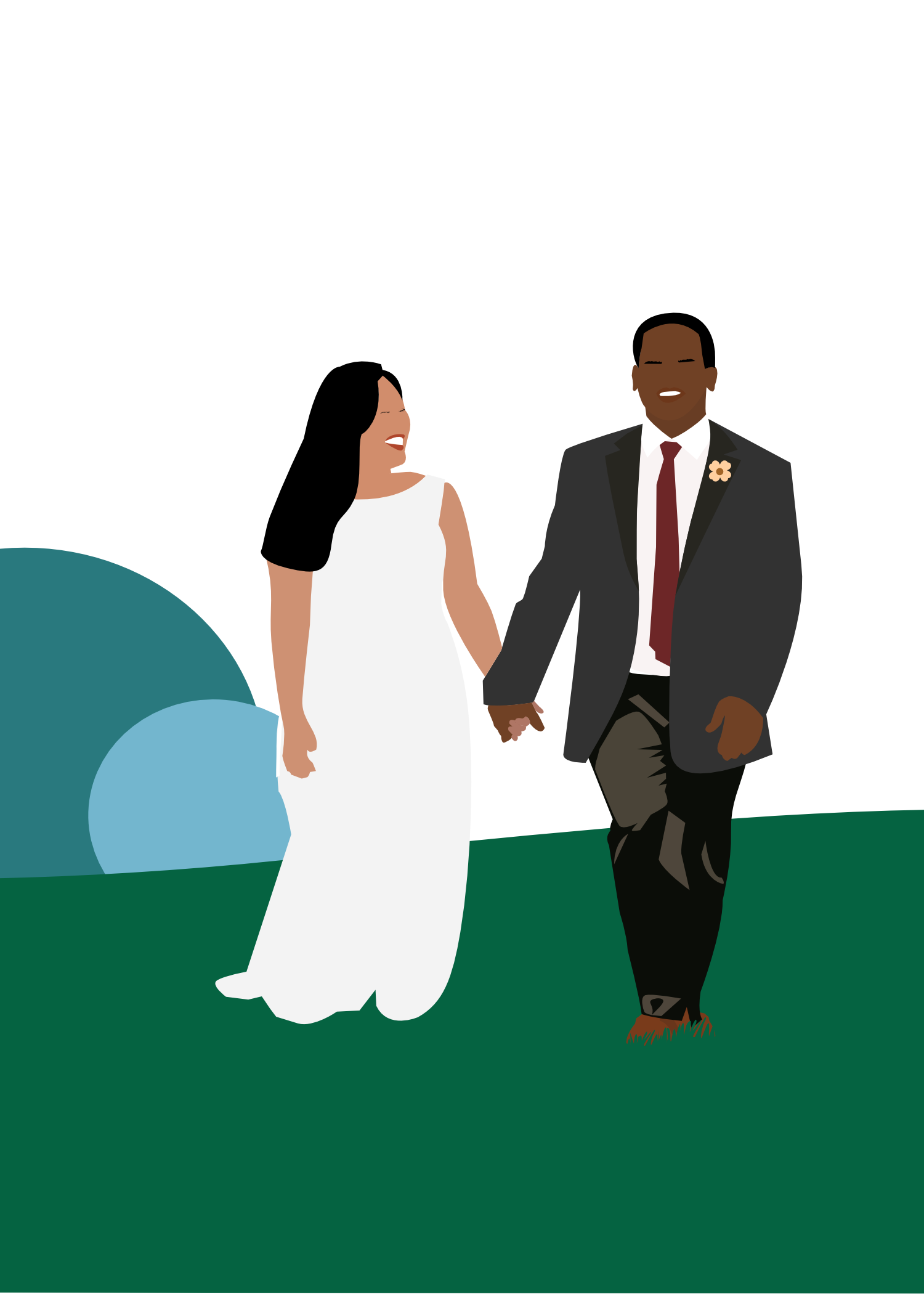 Vector Illustration of wedding 2