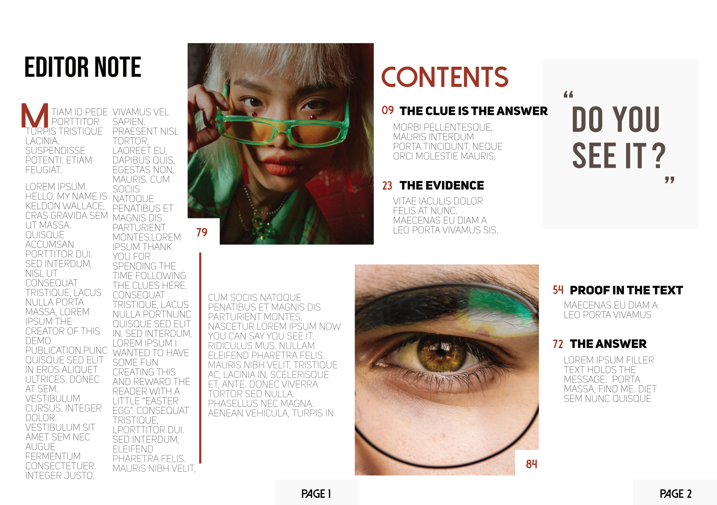 Graphic design project